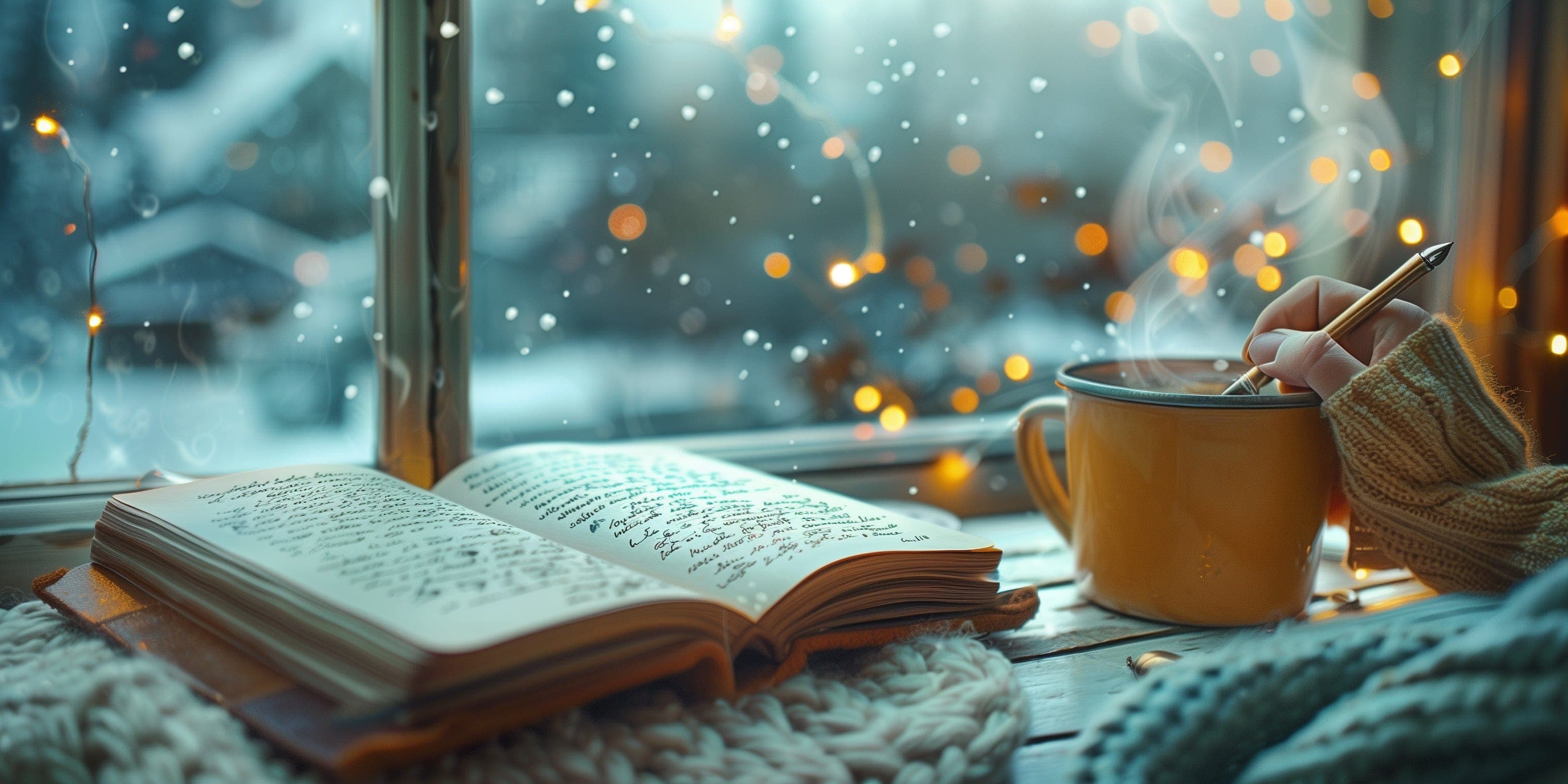 A cozy writing space